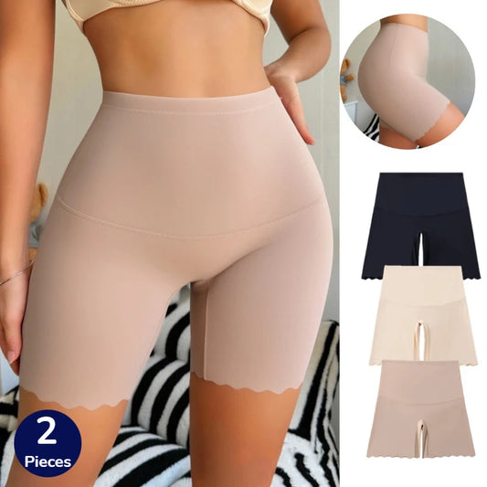 TrowBridge 2PCS Women's Shaper panties High-Waist Seamless Shapewear Female Tummy Extra Firm Lingerie Shape Body Boyshorts Sale