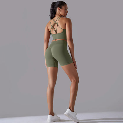 Sexy Yoga Sets Women's Tracksuit Seamless Sport Suit Running Workout Sportswear Gym Clothing Leggings Bra Fitness Suits 2 Pieces