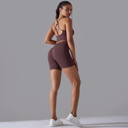 Sexy Yoga Sets Women's Tracksuit Seamless Sport Suit Running Workout Sportswear Gym Clothing Leggings Bra Fitness Suits 2 Pieces