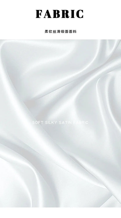 Women's Sexy Robe Silky Satin Long Dressing Gown Lace Backless Nightgowns Horn Feather Sleeve Sleepwear Comfortable Home Robes
