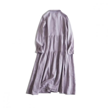 Women Dresses Long Dress A Line Vestidos Turn Down Collar Full Sleeve High Waist Y2k Streetwear Elegant Party Night Work 2026