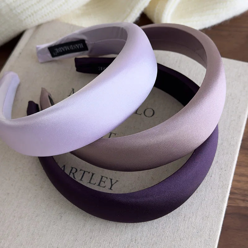 Wide Headbands for Women Purple Hair Hoop Hairbands Girls Female Fashion Hair Band Headband Hair Accessories Headdress Headwear