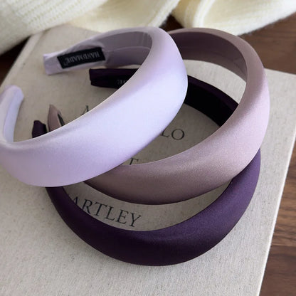 Wide Headbands for Women Purple Hair Hoop Hairbands Girls Female Fashion Hair Band Headband Hair Accessories Headdress Headwear