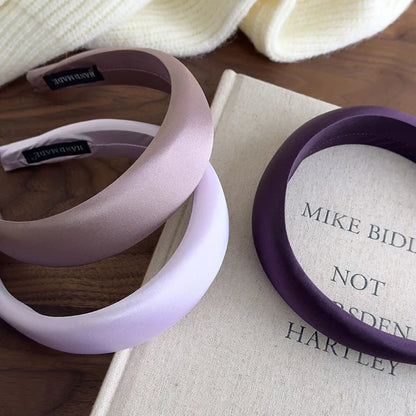Wide Headbands for Women Purple Hair Hoop Hairbands Girls Female Fashion Hair Band Headband Hair Accessories Headdress Headwear