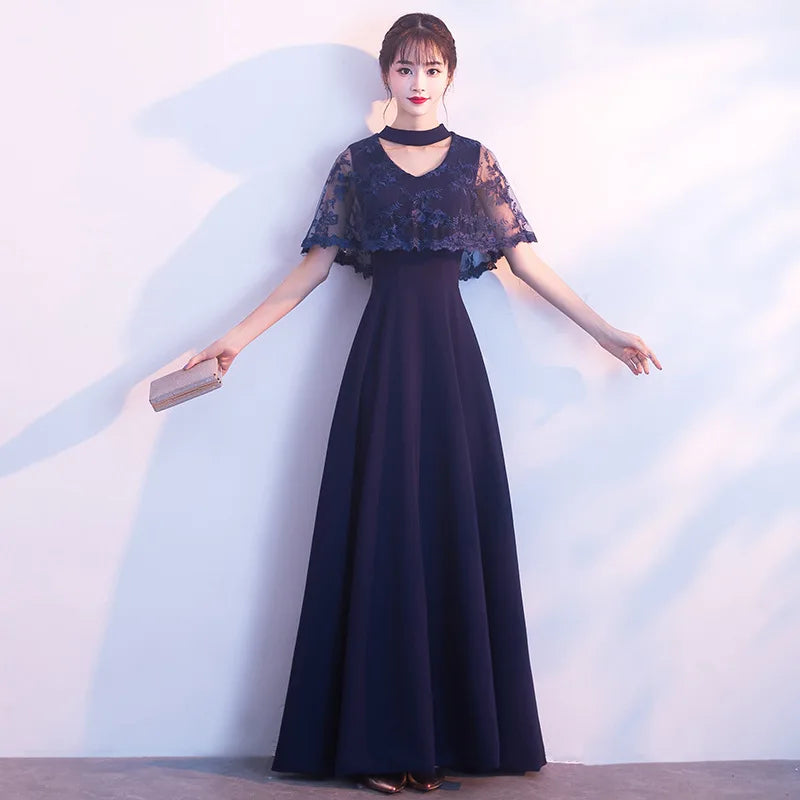 Women Long Dress Gown Dresses Party Night Wedding A Line Vestidos Y2k Streetwear Lace Banquet High Waist Evening Elegant