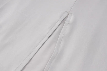 Hooded Long Dress For Women Y2k Clothes Sexy Streetwear Long Sleeve Bodycon Vestidos De Mujer Solid Robe Femme Été Back Split