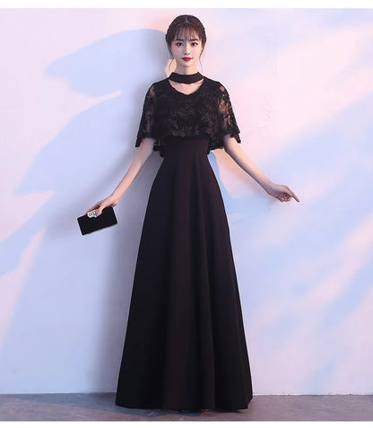 Women Long Dress Gown Dresses Party Night Wedding A Line Vestidos Y2k Streetwear Lace Banquet High Waist Evening Elegant