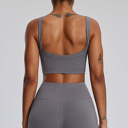 Women Sports Bra Top Push Up Fitness Yoga Bra High Strength Underwear Sport Tops For Women Breathable Running Vest Gym Wear