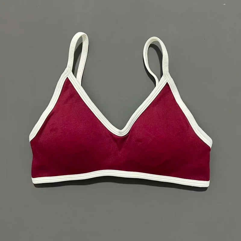 Women Sports Bra Adjustable High Support Gym Clothes Pilates Yoga Top Push-up Running Workout Tank Fitness Underwear