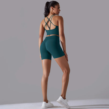 Sexy Yoga Sets Women's Tracksuit Seamless Sport Suit Running Workout Sportswear Gym Clothing Leggings Bra Fitness Suits 2 Pieces