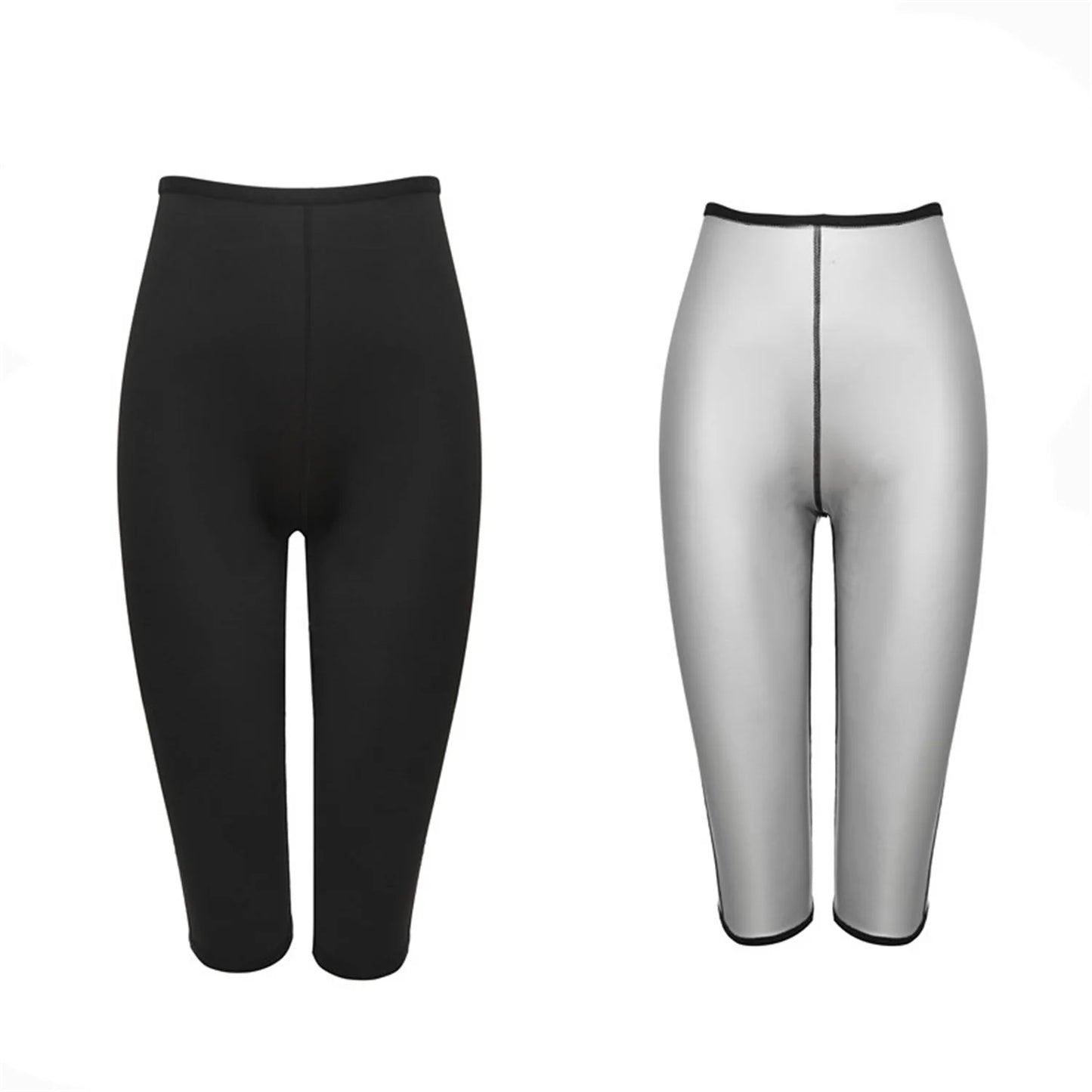 Women's Sauna Clothing Buttock Tummy Sweaty Pants Fitness Yogar Pants Running Sports Pants Sweating Sweat Pants Sports shapewear