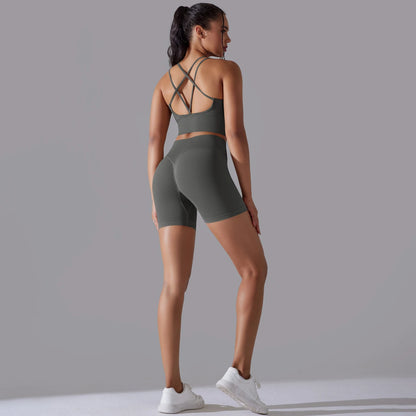 Sexy Yoga Sets Women's Tracksuit Seamless Sport Suit Running Workout Sportswear Gym Clothing Leggings Bra Fitness Suits 2 Pieces