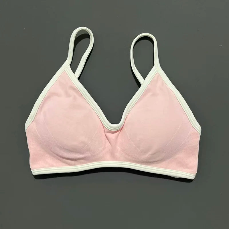 Women Sports Bra Adjustable High Support Gym Clothes Pilates Yoga Top Push-up Running Workout Tank Fitness Underwear